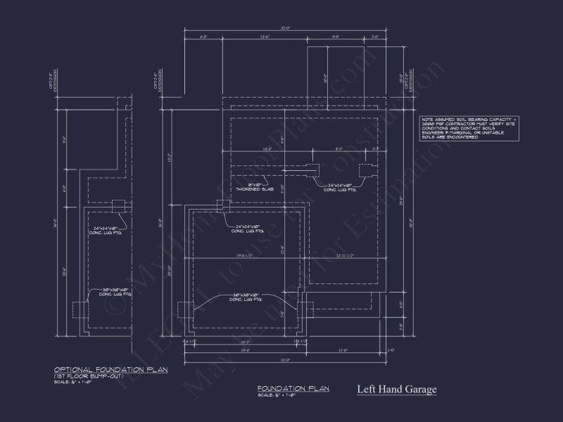 Craftsman house Plan & Blueprint Designs - 2 Bed, 2 Bath, 1368 Sq Ft