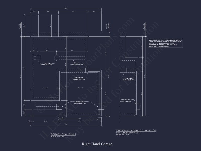 Craftsman house Plan & Blueprint Designs - 2 Bed, 2 Bath, 1368 Sq Ft