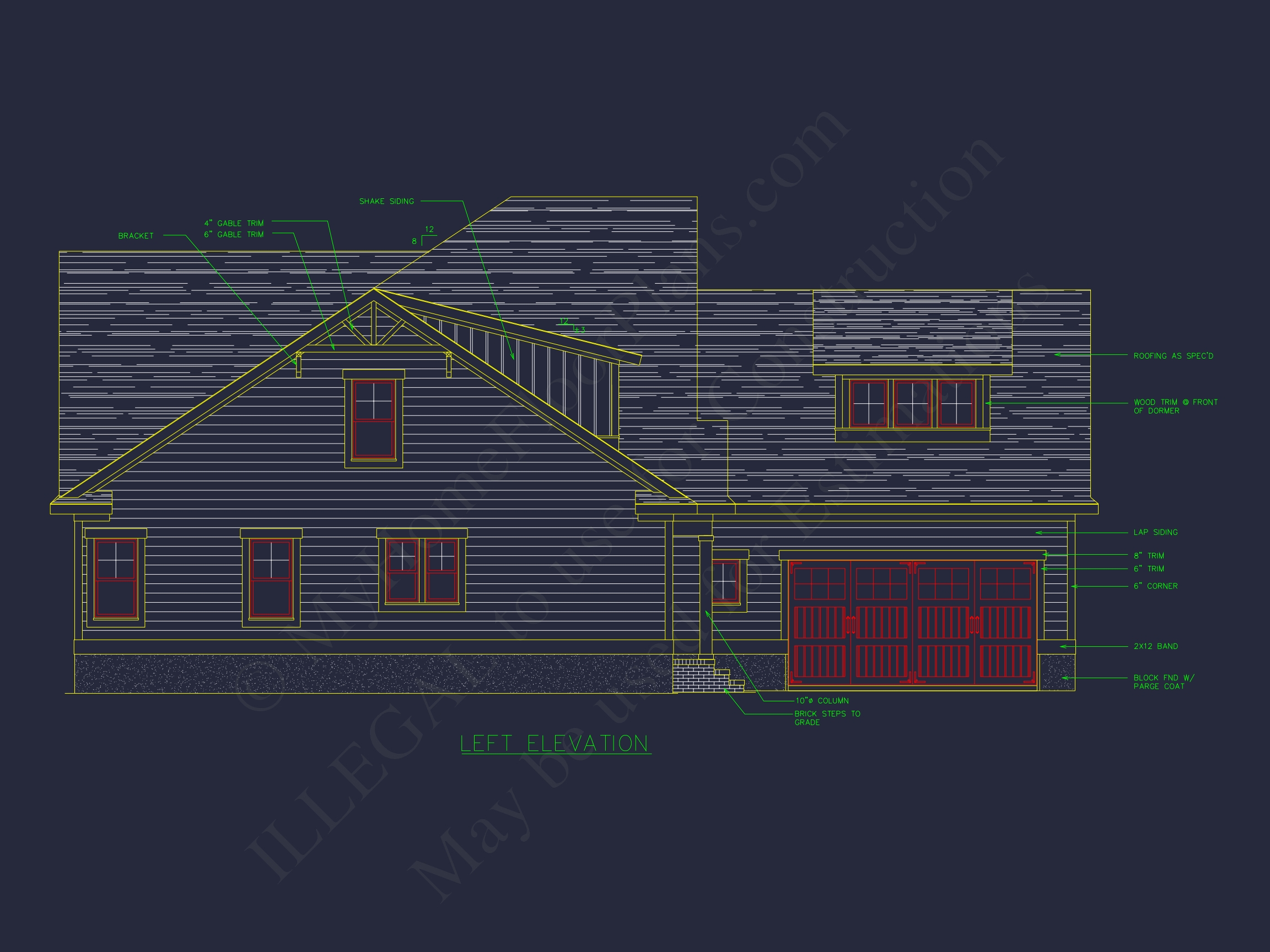 Craftsman Home Plan & Blueprint Designs