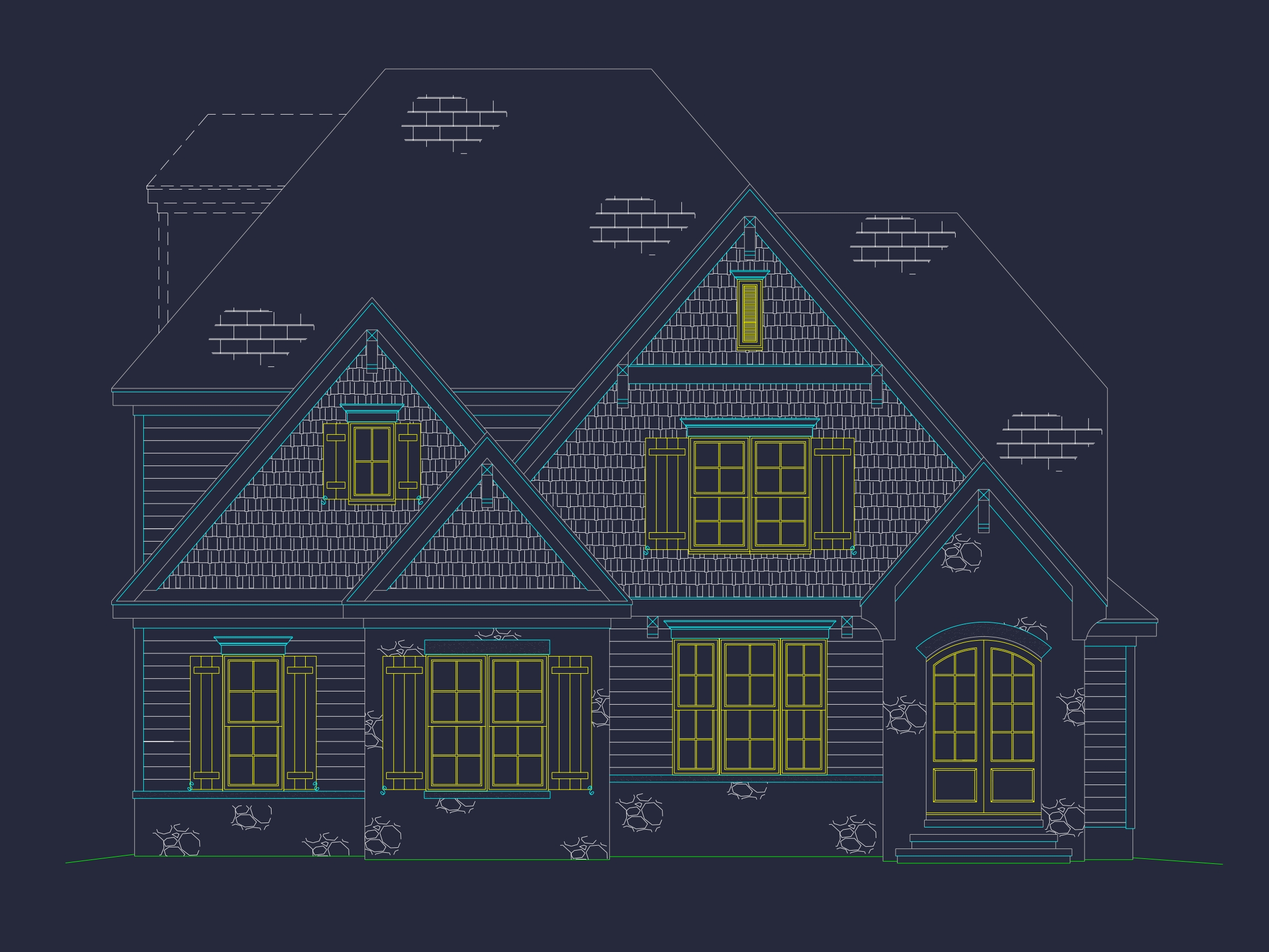 Craftsman Home Plan Blueprint with Spacious Floor Designs