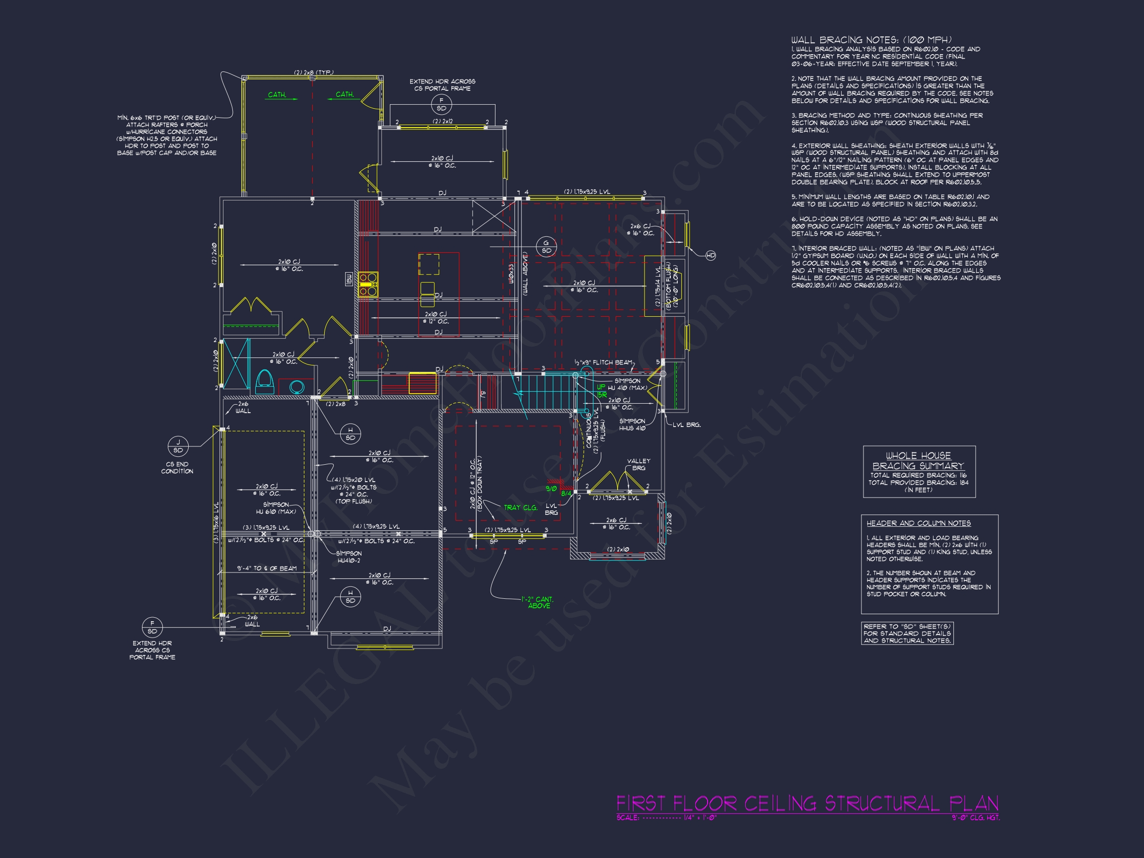 Craftsman Home Plan Blueprint with Spacious Floor Designs