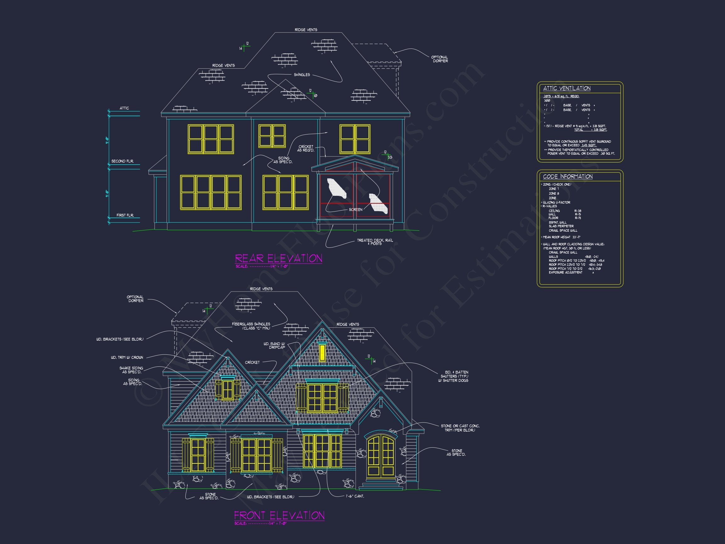 Craftsman Home Plan Blueprint with Spacious Floor Designs