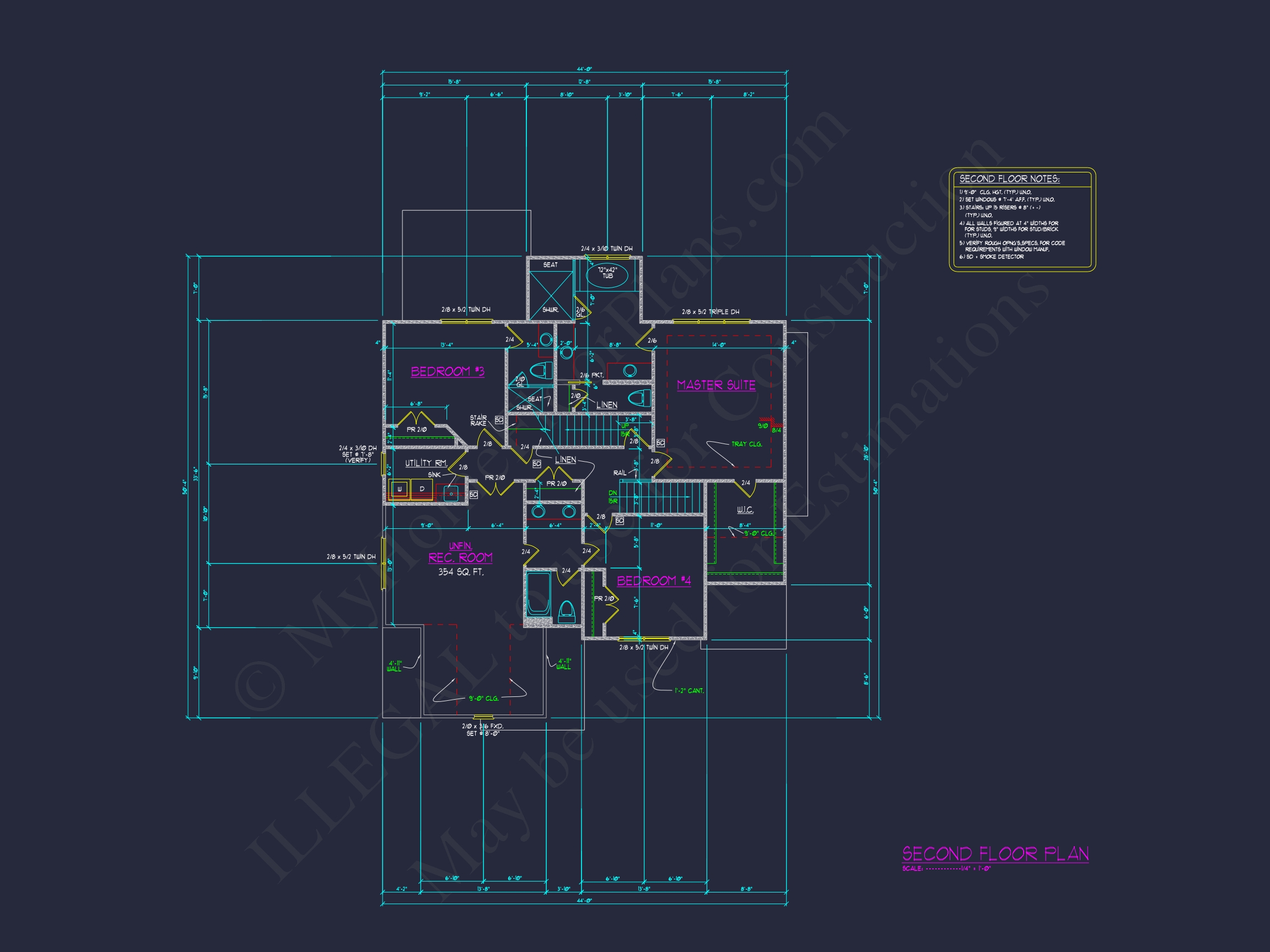 Craftsman Home Plan Blueprint with Spacious Floor Designs