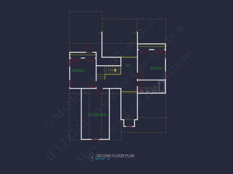 Craftsman house Plan: Floor Plan Blueprint CAD Designs
