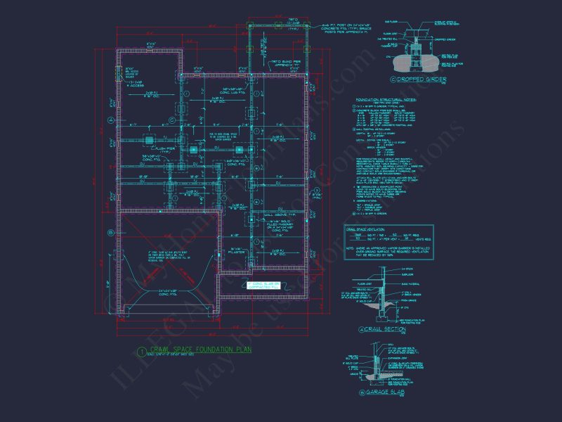 Craftsman house Plan: Floor Plan Blueprint CAD Designs