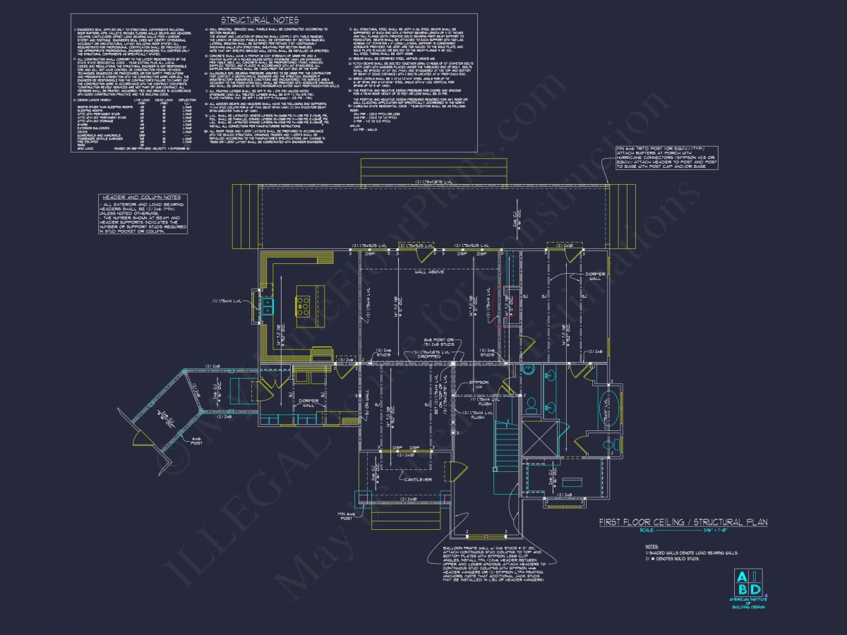 Floor Plan, Blueprint for Builders
