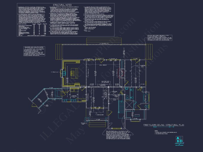 Floor Plan, Blueprint for Builders