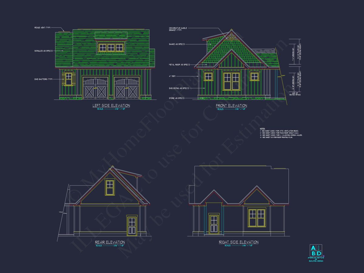 Craftsman house Plan