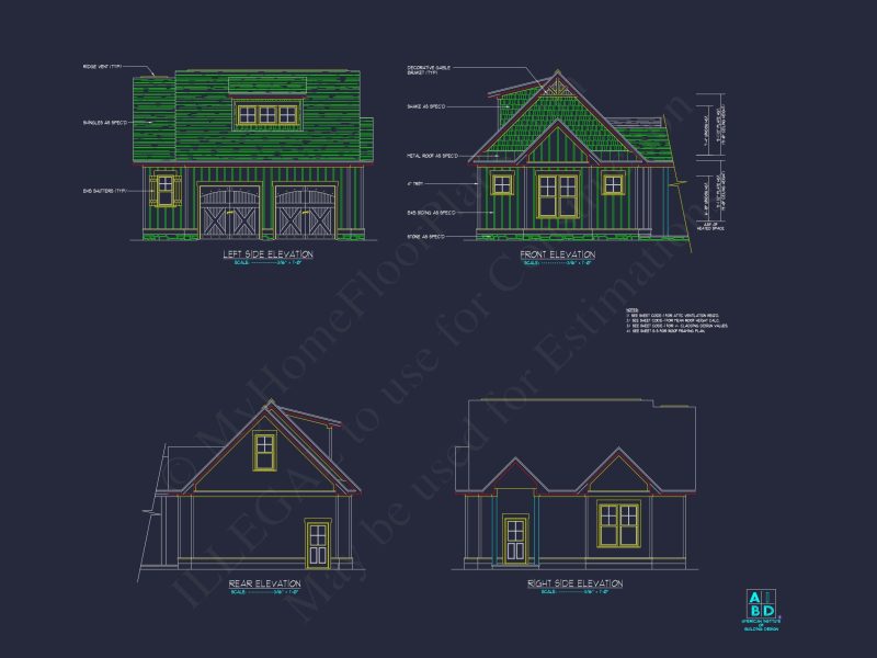 Craftsman house Plan