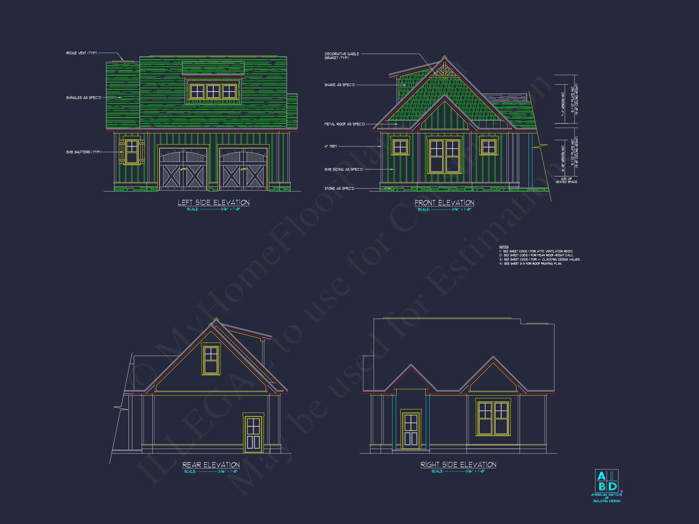 Craftsman house Plan