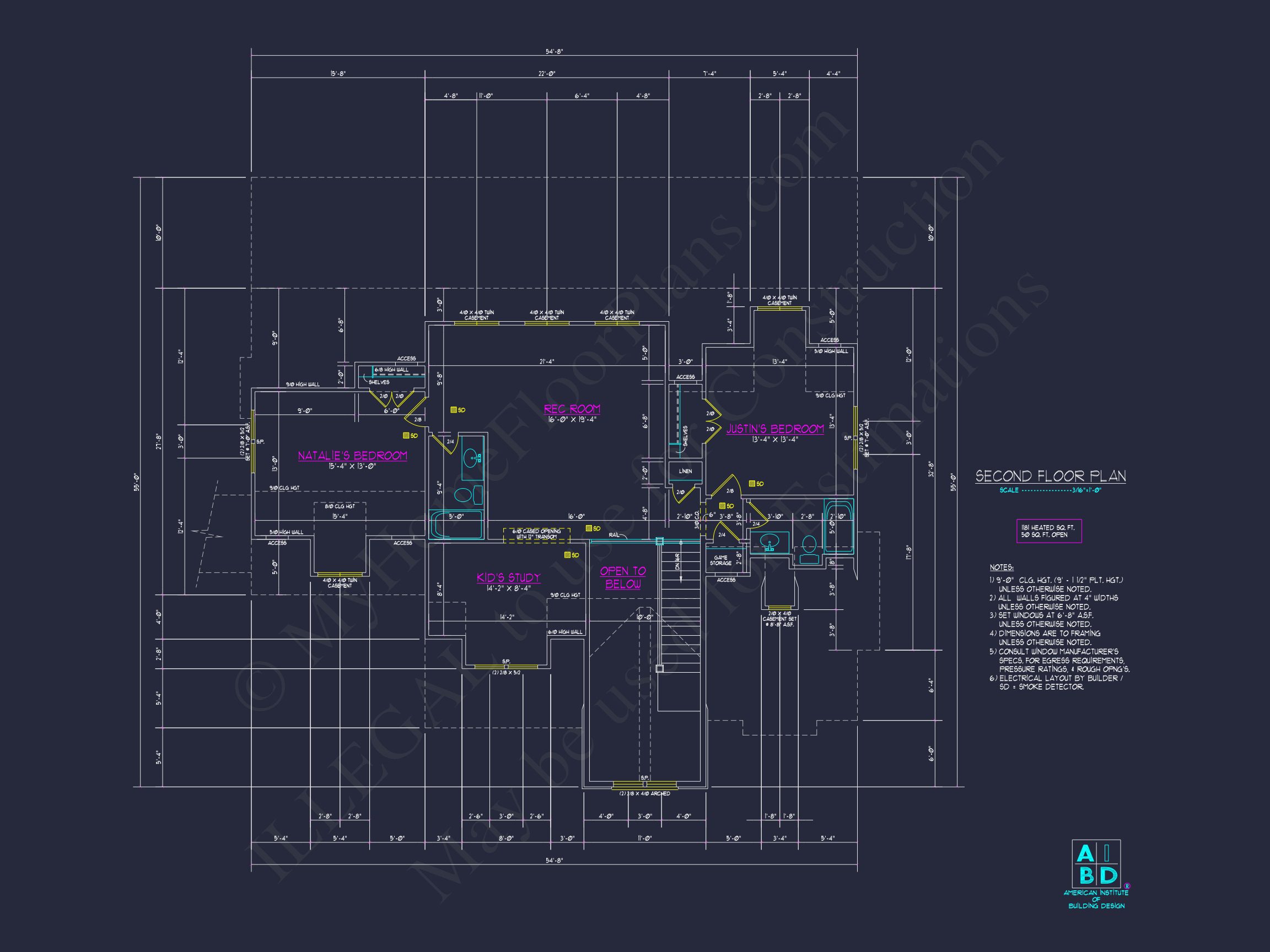 Floor Plan,Blueprint for Builders