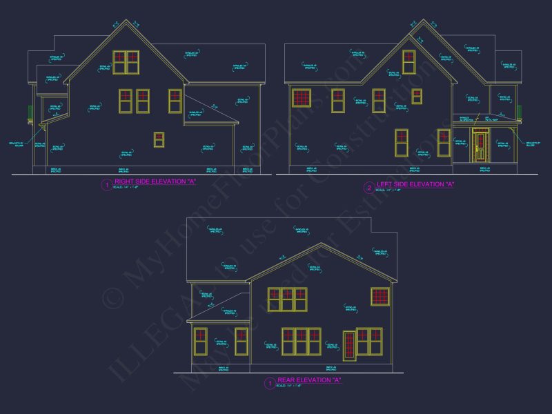 Craftsman house Plan: Floor Plan, CAD, & Architectural Designs