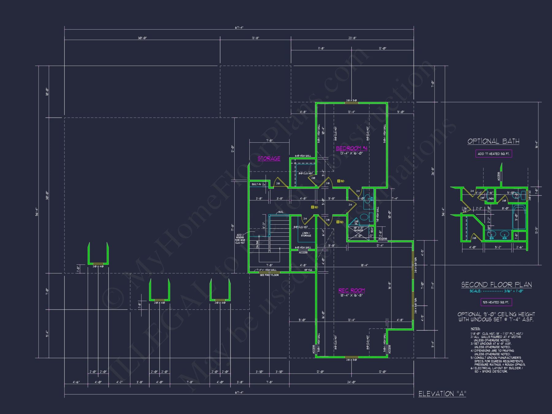 Craftsman house Plan: Floor Plan, CAD Designs & Blueprint
