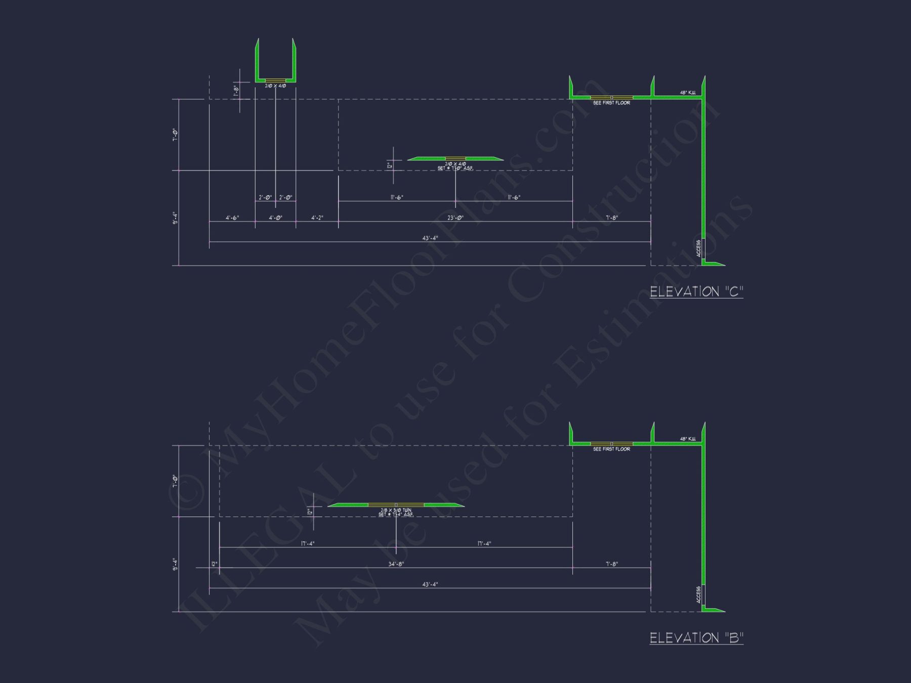 Craftsman house Plan: Floor Plan, CAD Designs & Blueprint