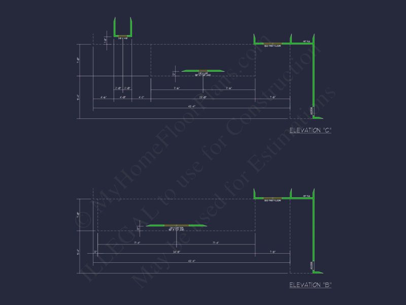 Craftsman house Plan: Floor Plan, CAD Designs & Blueprint