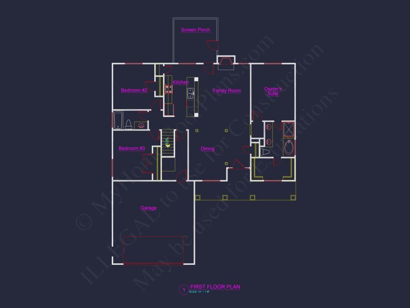 Craftsman house Plan: Floor, Blueprint & CAD Designs