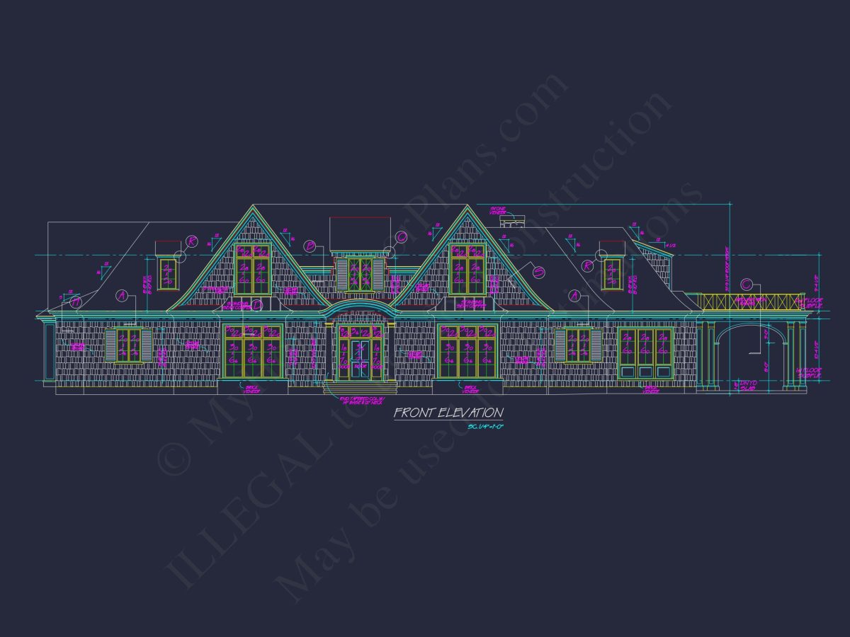 Craftsman house Plan: Garage Floor Plan with Blueprint Designs