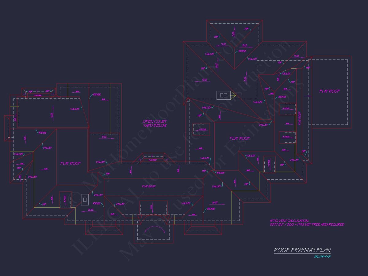 Craftsman house Plan: Garage Floor Plan with Blueprint Designs