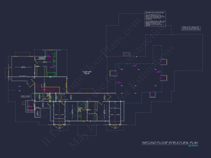 Craftsman house Plan: Garage Floor Plan with Blueprint Designs