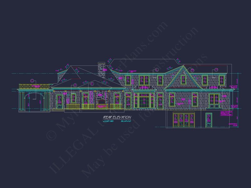 Craftsman house Plan: Garage Floor Plan with Blueprint Designs