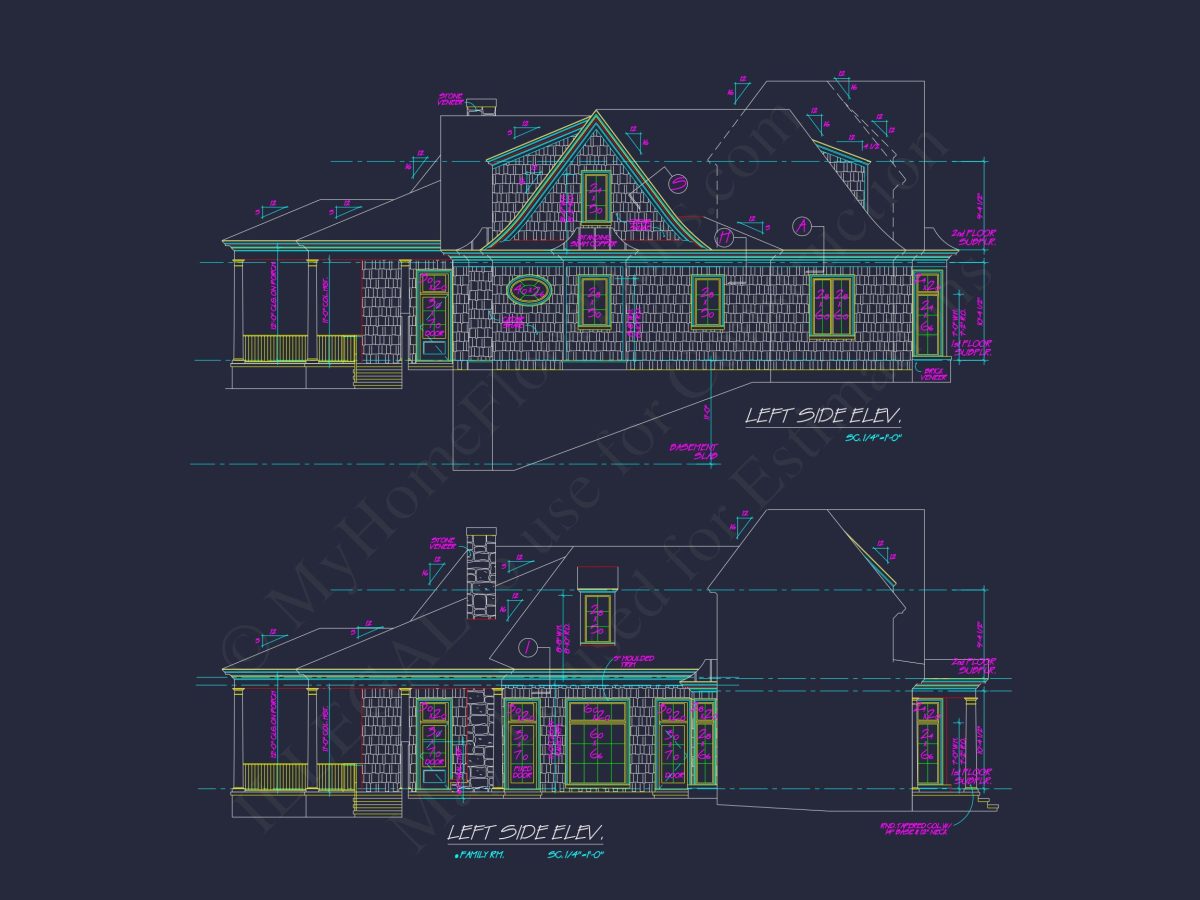 Craftsman house Plan: Garage Floor Plan with Blueprint Designs