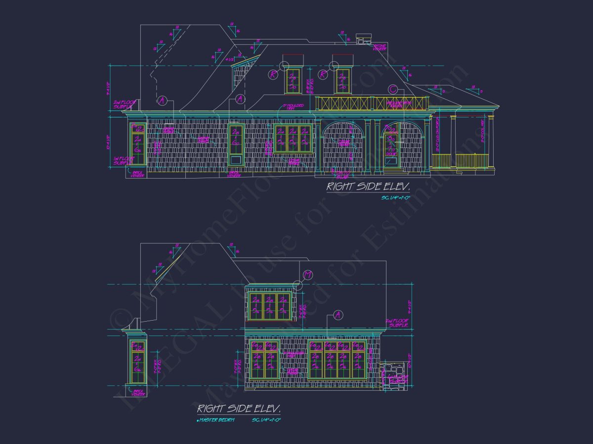 Craftsman house Plan: Garage Floor Plan with Blueprint Designs