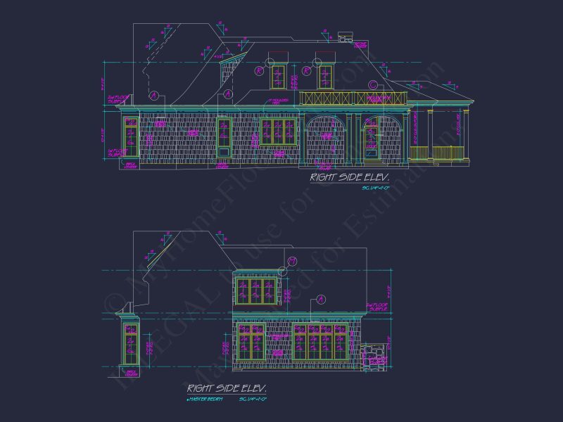 Craftsman house Plan: Garage Floor Plan with Blueprint Designs