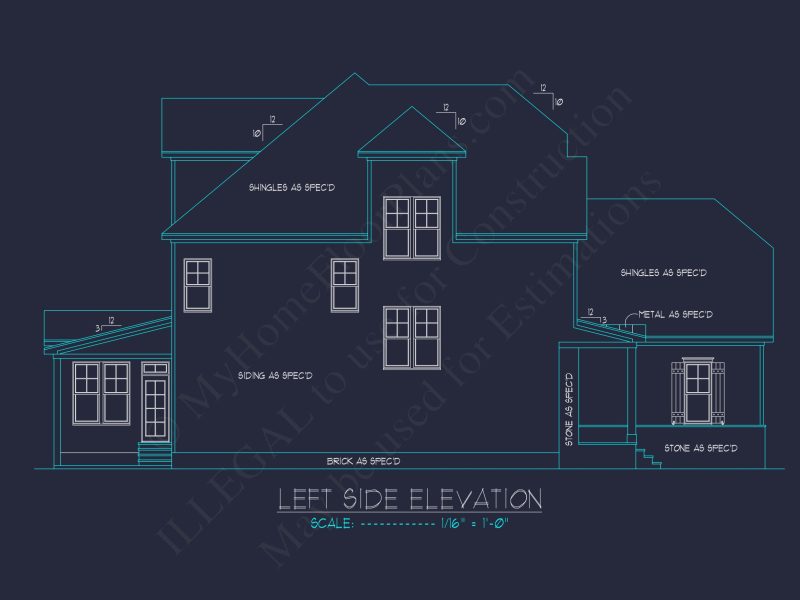 Craftsman house Plan: Spacious 2-Story Floor Blueprint Designs