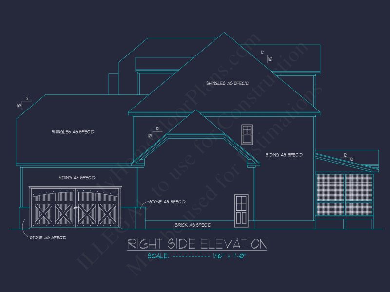 Craftsman house Plan: Spacious 2-Story Floor Blueprint Designs