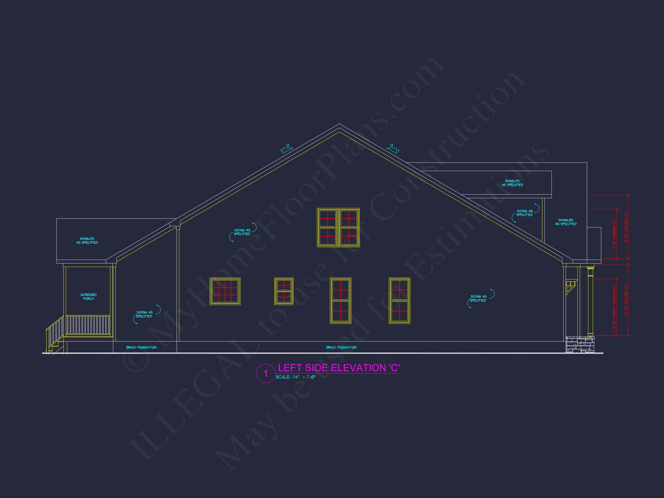 Craftsman Home Plan: Spacious 4-Bed Floor Plan with Modern Designs