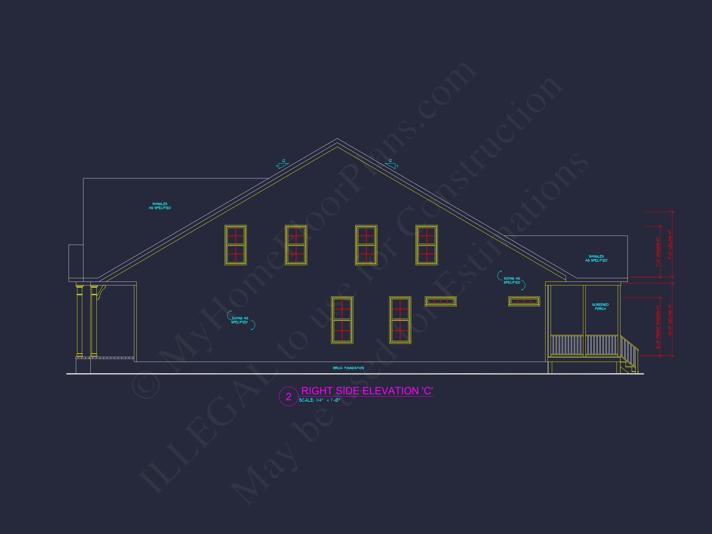 Craftsman Home Plan: Spacious 4-Bed Floor Plan with Modern Designs