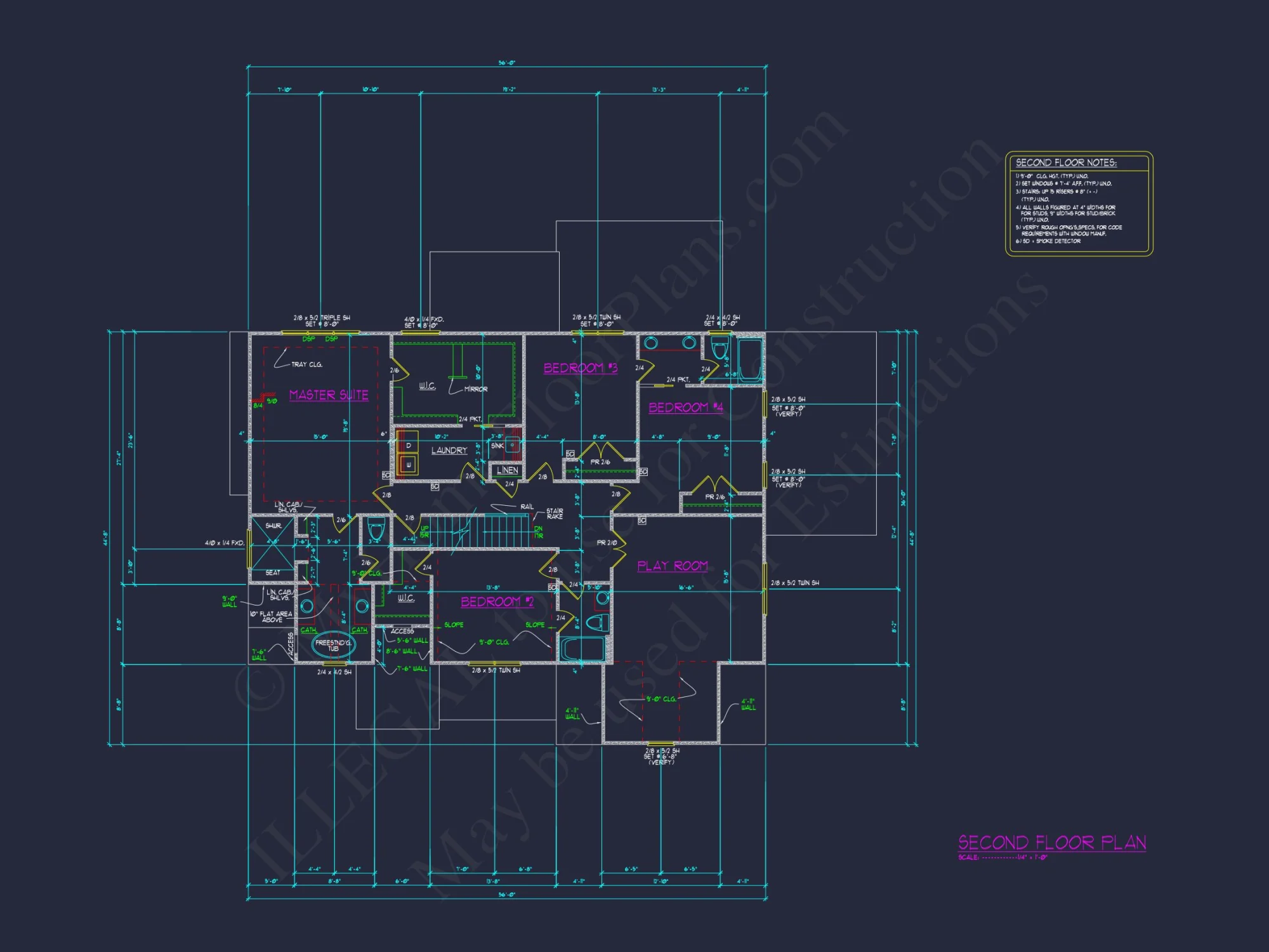 Craftsman house Plan: Stunning CAD Blueprint with 5 Beds