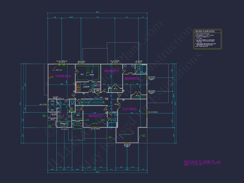 Craftsman house Plan: Stunning CAD Blueprint with 5 Beds