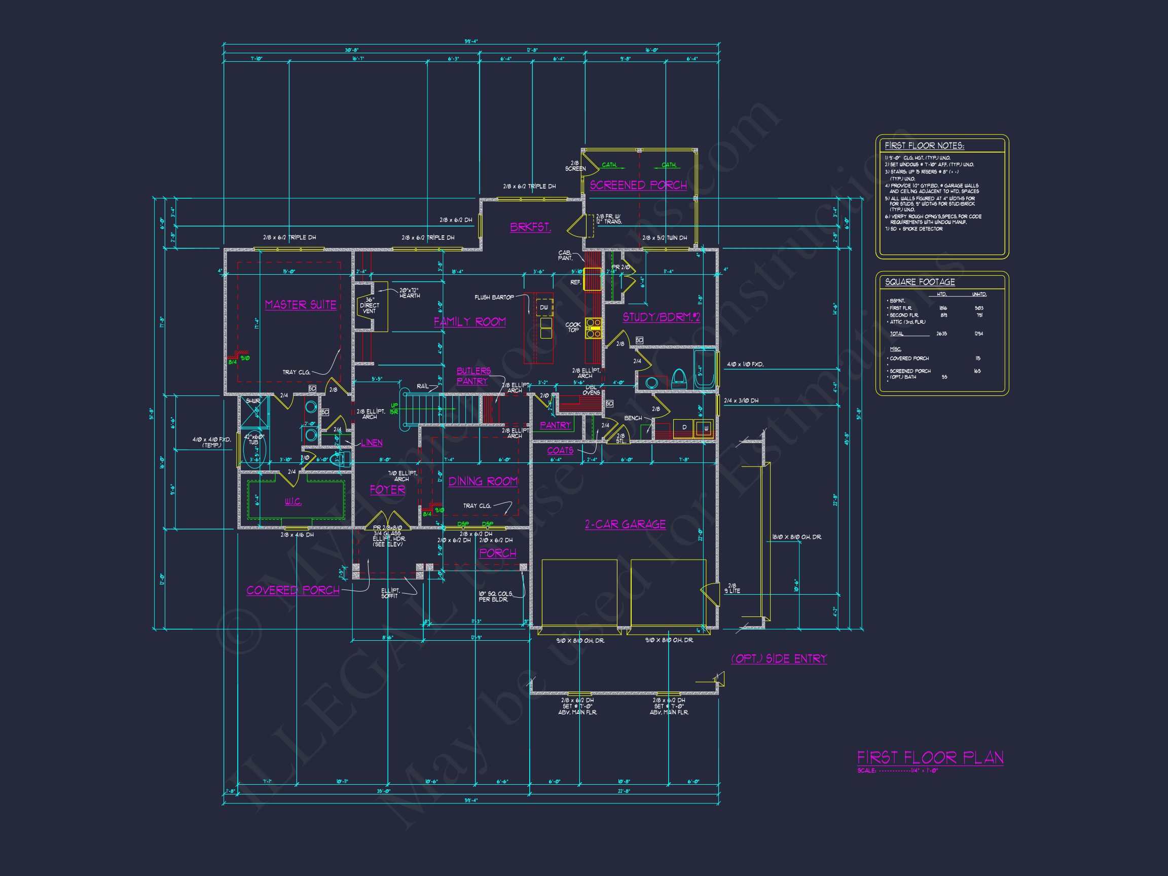 Craftsman house Plan: Stylish Floor Plan with Basement