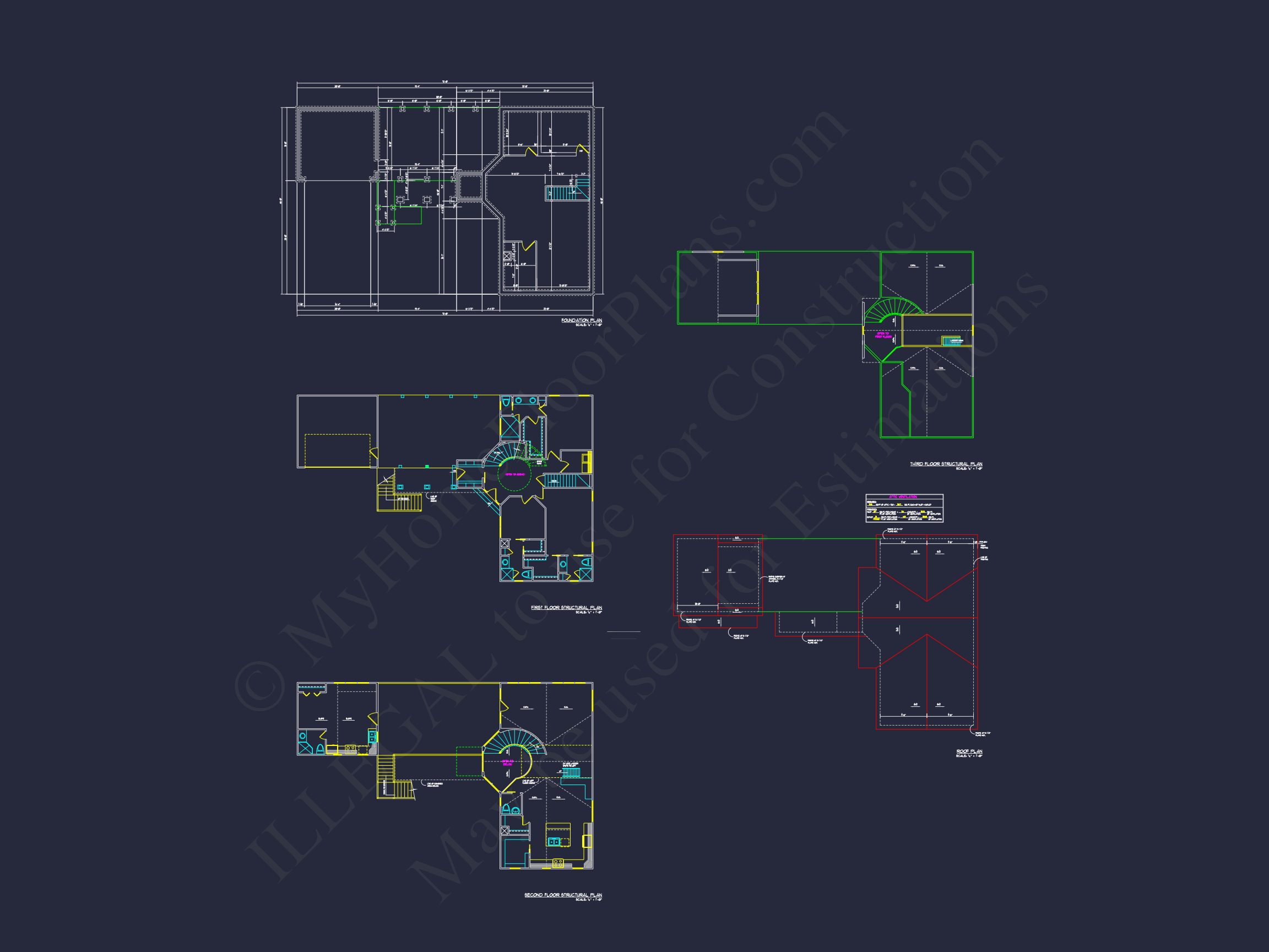Craftsman house Plan and CAD Floor Blueprint Designs