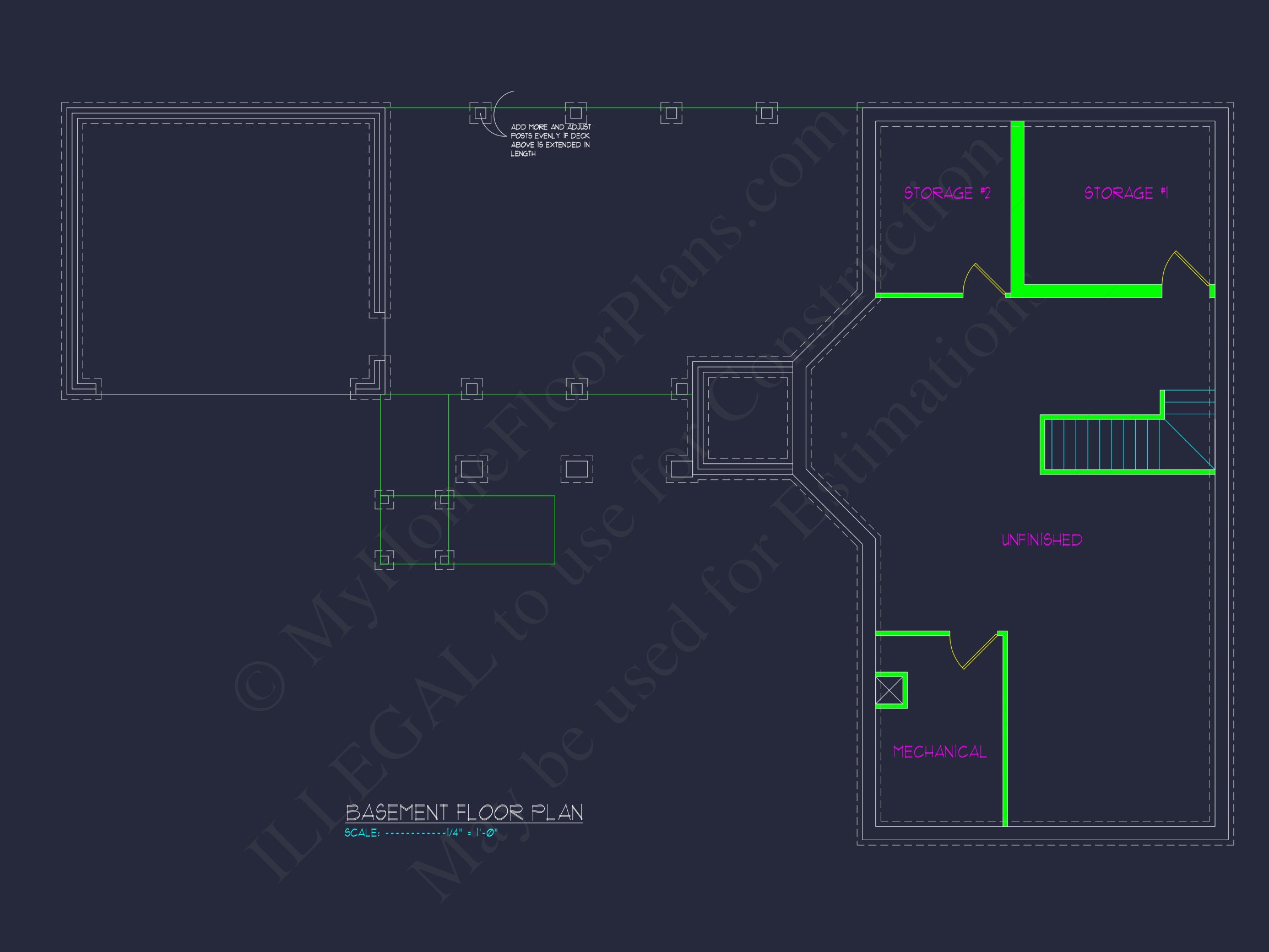 Craftsman house Plan and CAD Floor Blueprint Designs