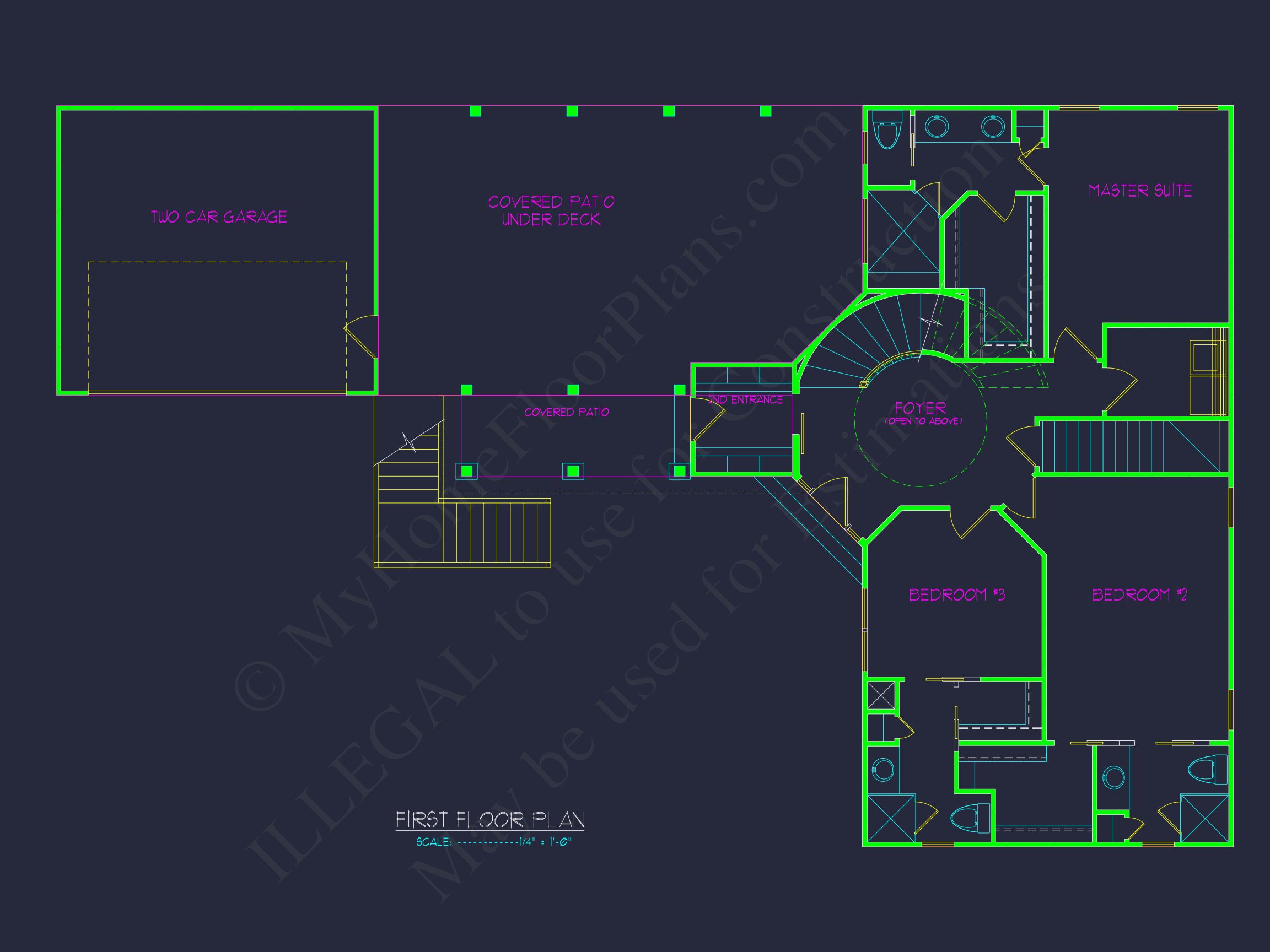Craftsman house Plan and CAD Floor Blueprint Designs