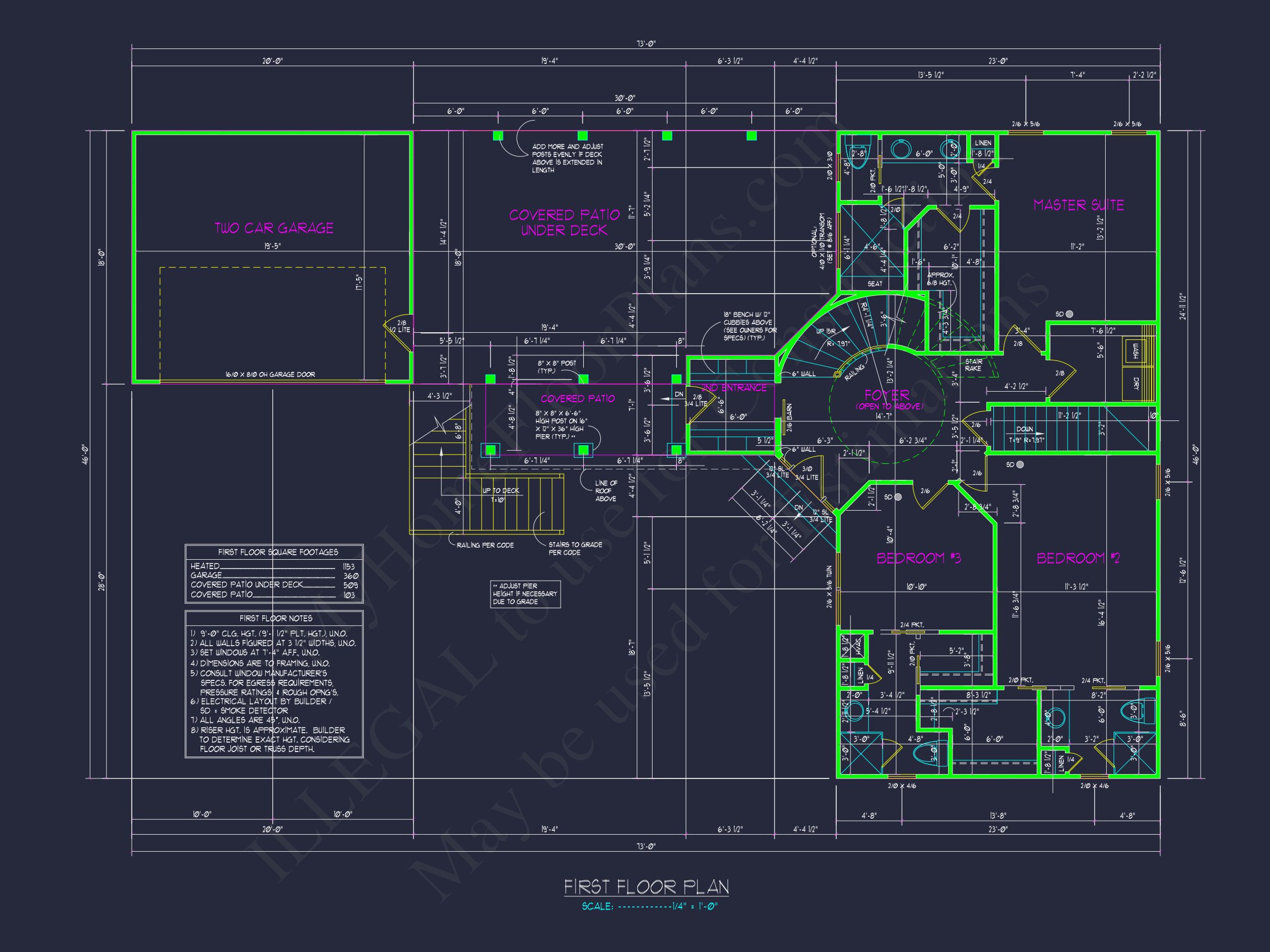 Craftsman house Plan and CAD Floor Blueprint Designs