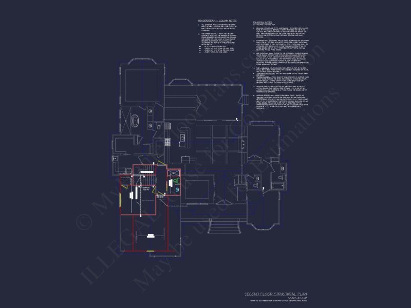Craftsman house Plan with 2 Floors and 4 Bedrooms – Detailed CAD Designs