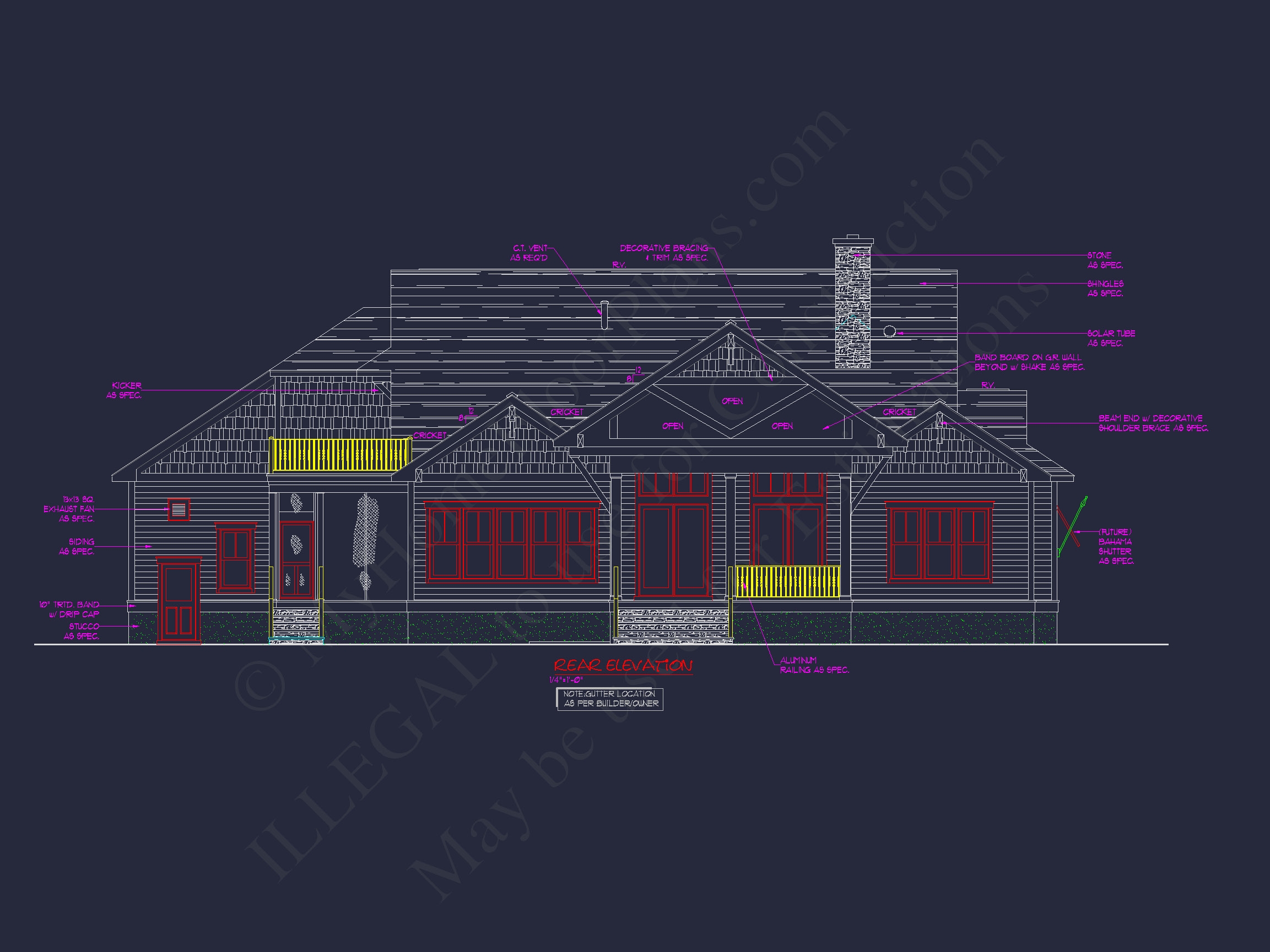 Craftsman Home Plan with 2 Floors and Spacious Designs