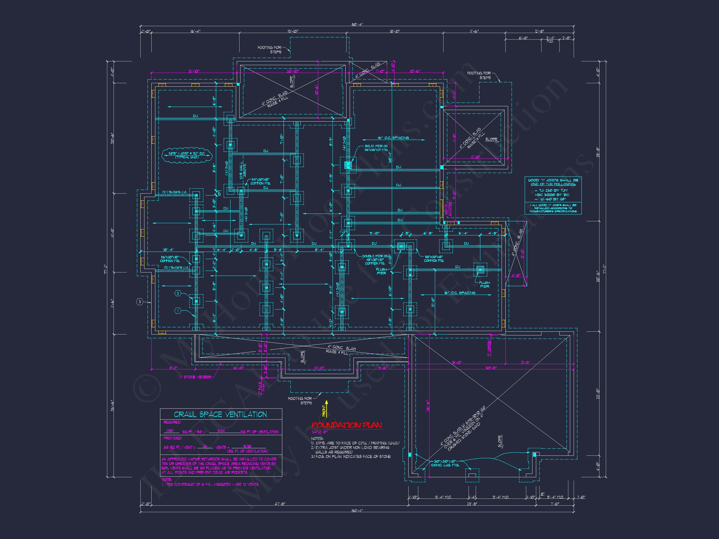 Craftsman Home Plan with 2 Floors and Spacious Designs