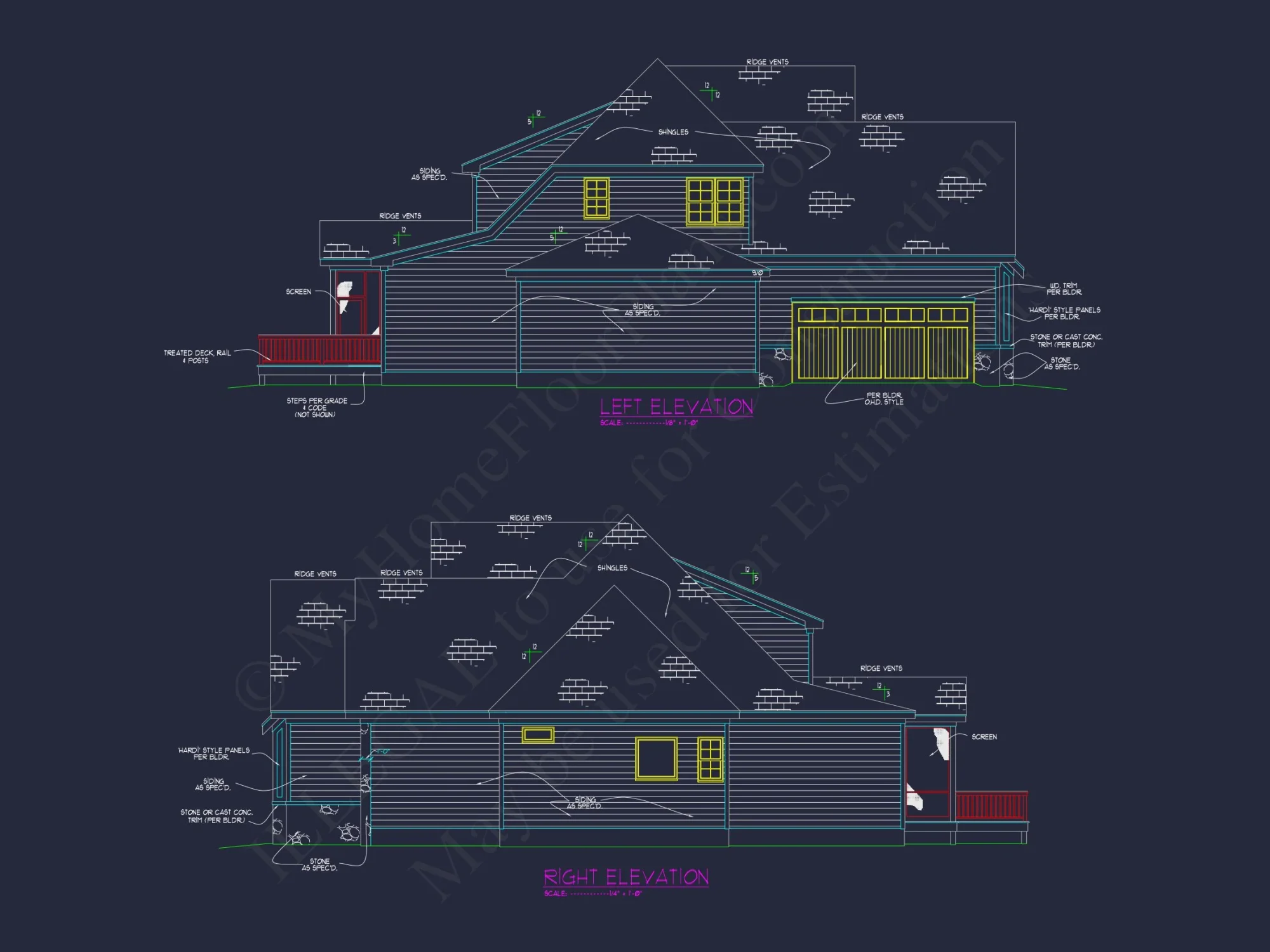 Craftsman house Plan with 2 Floors and Spacious Layout