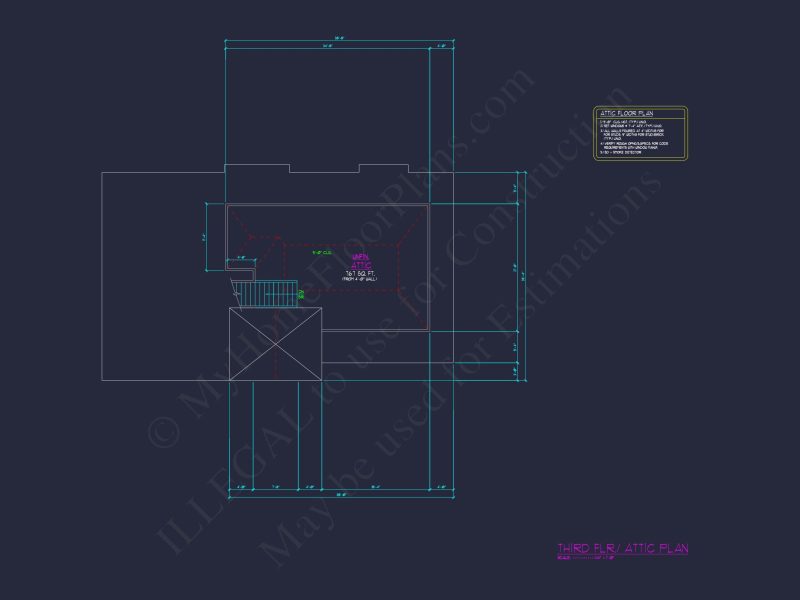 Craftsman house Plan with 2 Floors, 4 Beds & CAD Blueprints