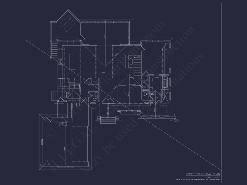 Craftsman house Plan with 2 Floors, CAD Designs & Open Layout