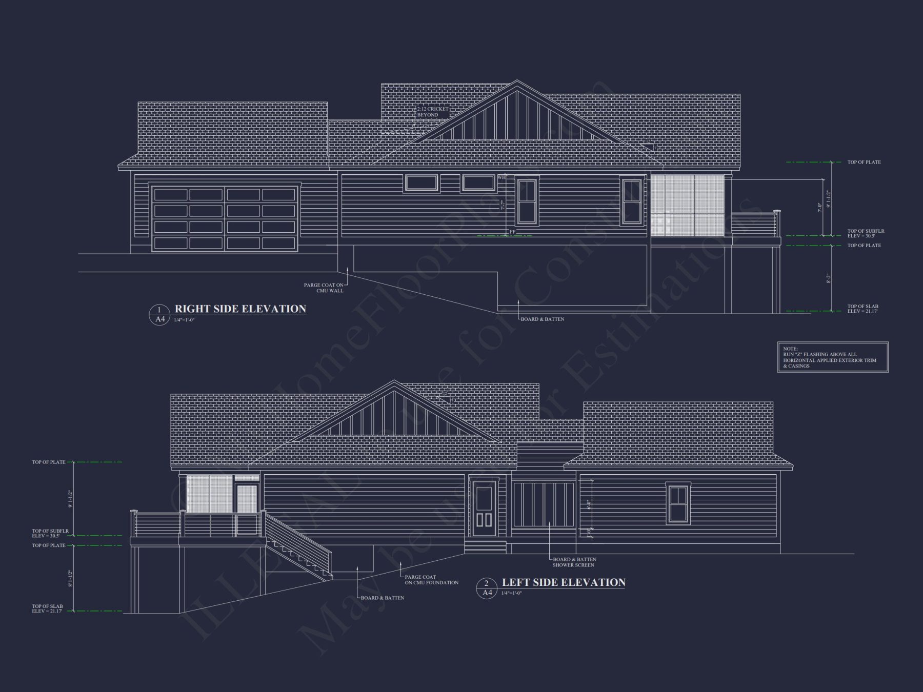 Craftsman house Plan with 2 Floors, CAD Designs & Open Layout