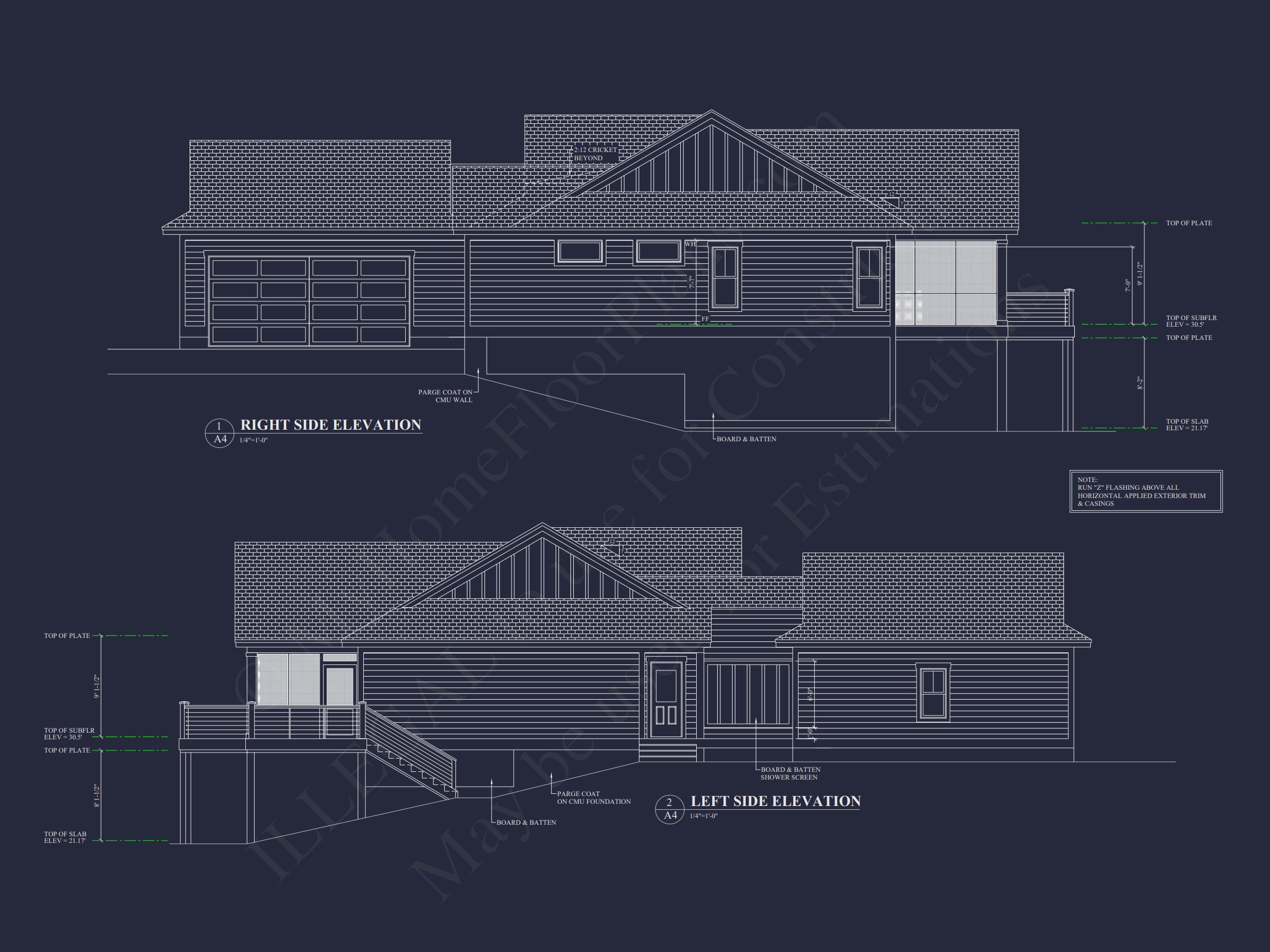Craftsman house Plan with 2 Floors,CAD Designs & Open Layout