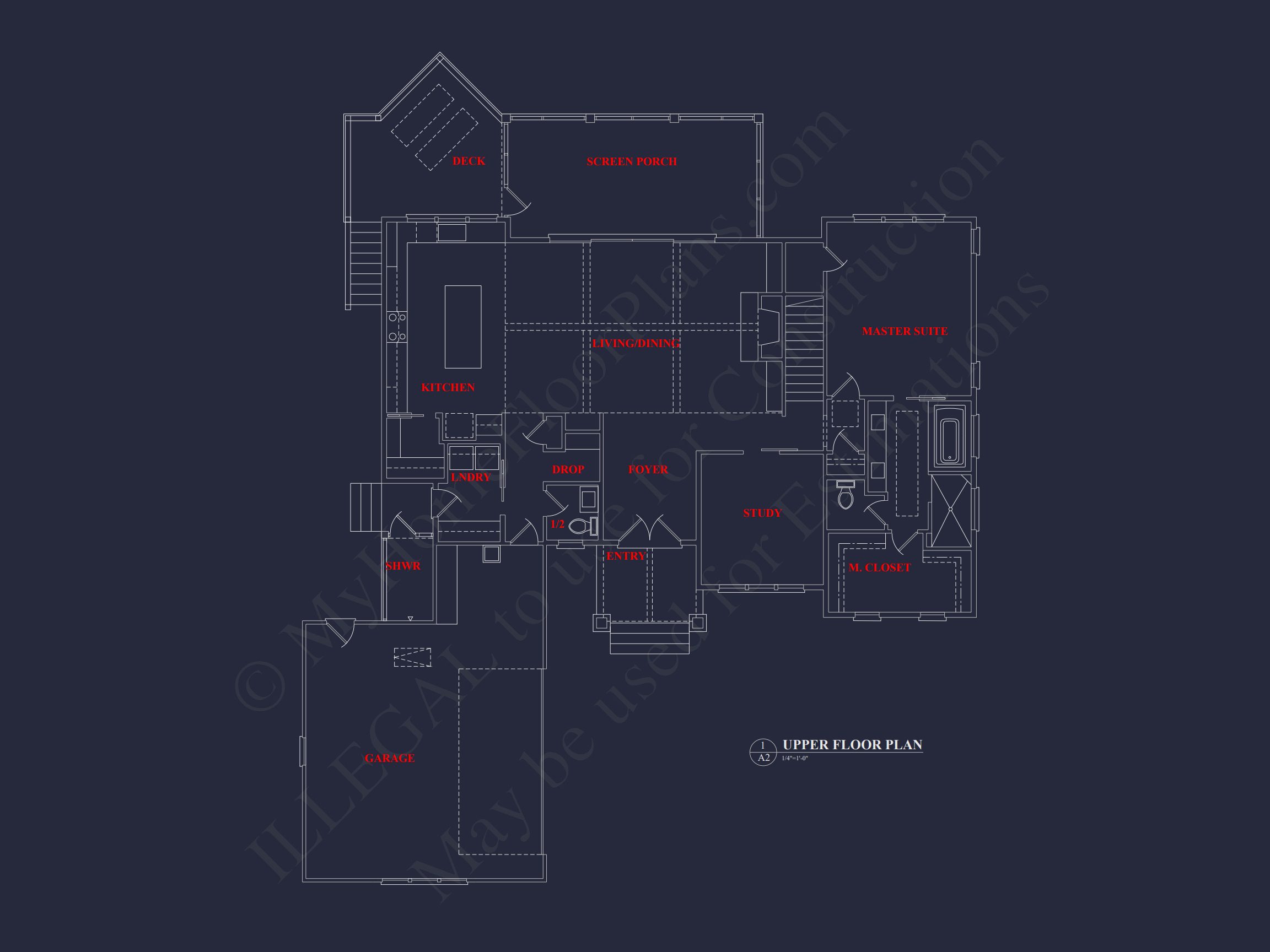 Craftsman house Plan with 2 Floors,CAD Designs & Open Layout