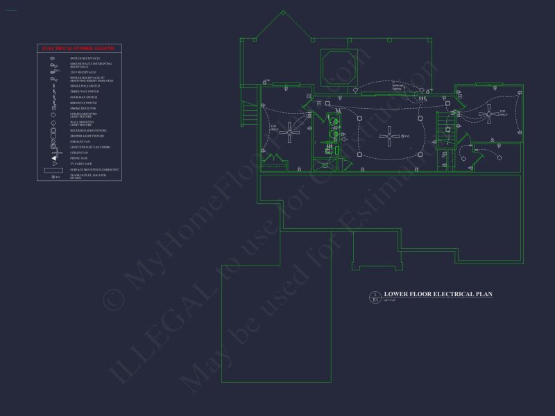 Craftsman house Plan with 2 Floors, CAD Designs & Open Layout