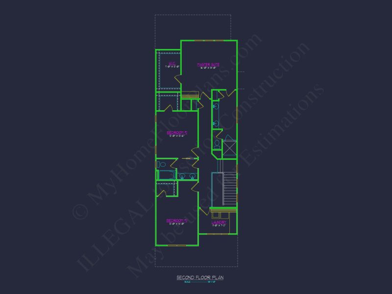 Craftsman house Plan with 2 Floors, Open Floor Plan, and CAD Designs