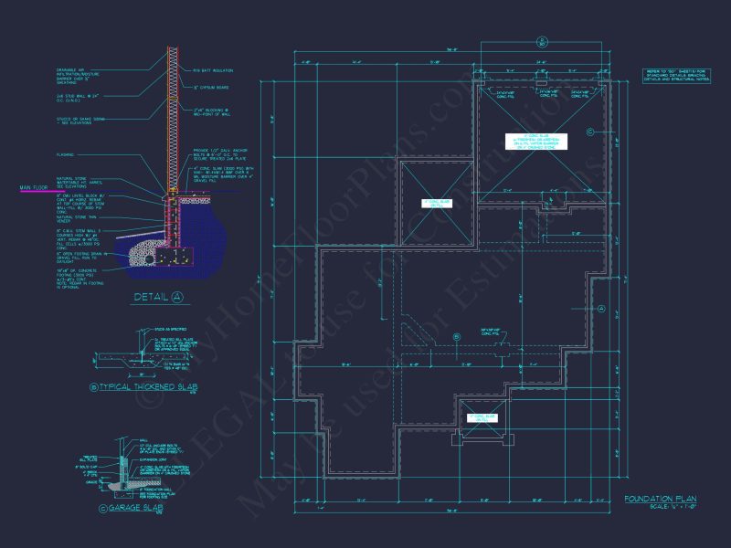 Craftsman house Plan with 3 Bedrooms, Garage & Bonus Room